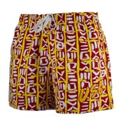 USC Trojans Men's Cardinal Aztec Print Swim Trunks